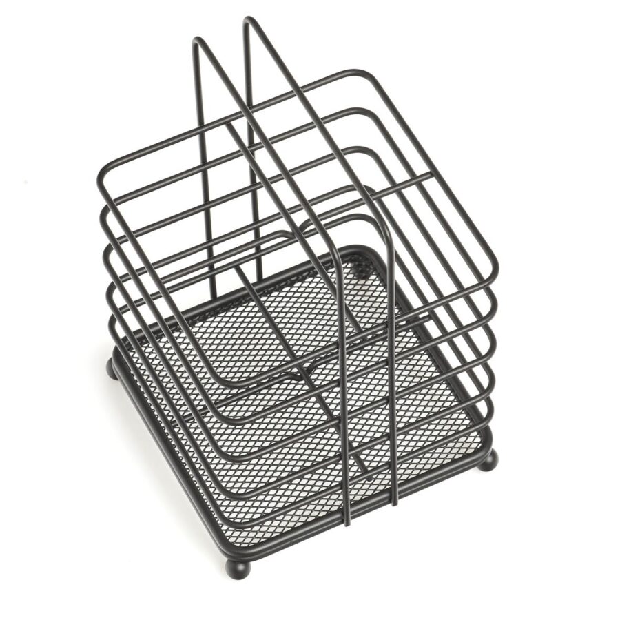 Utensilienhalter, Metall, schwarz – Ansicht 4