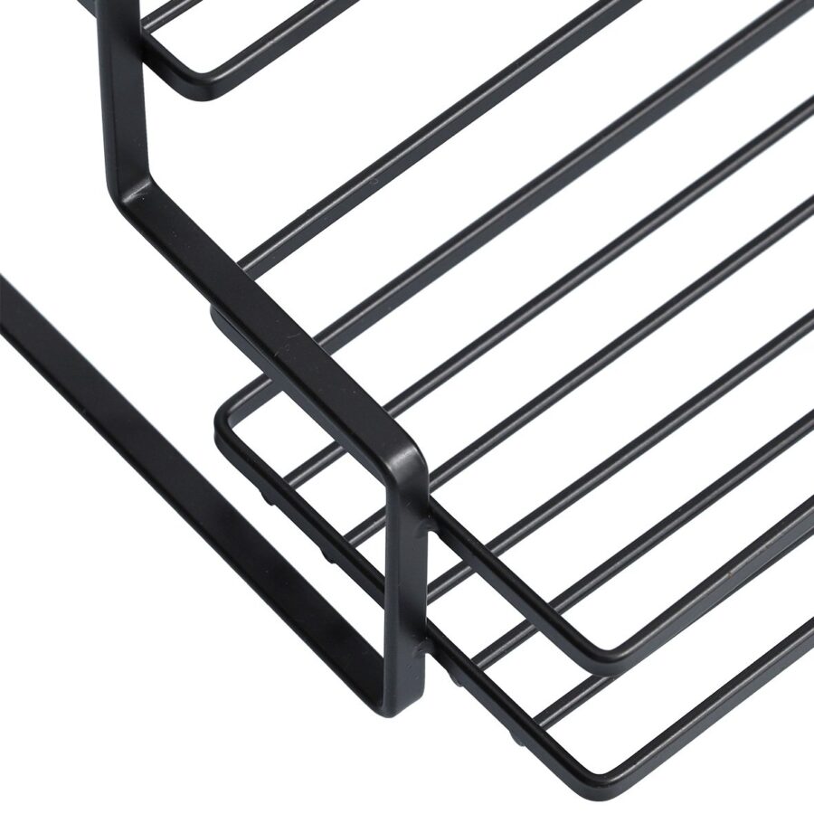 Regal, Metall, schwarz – Ansicht 3