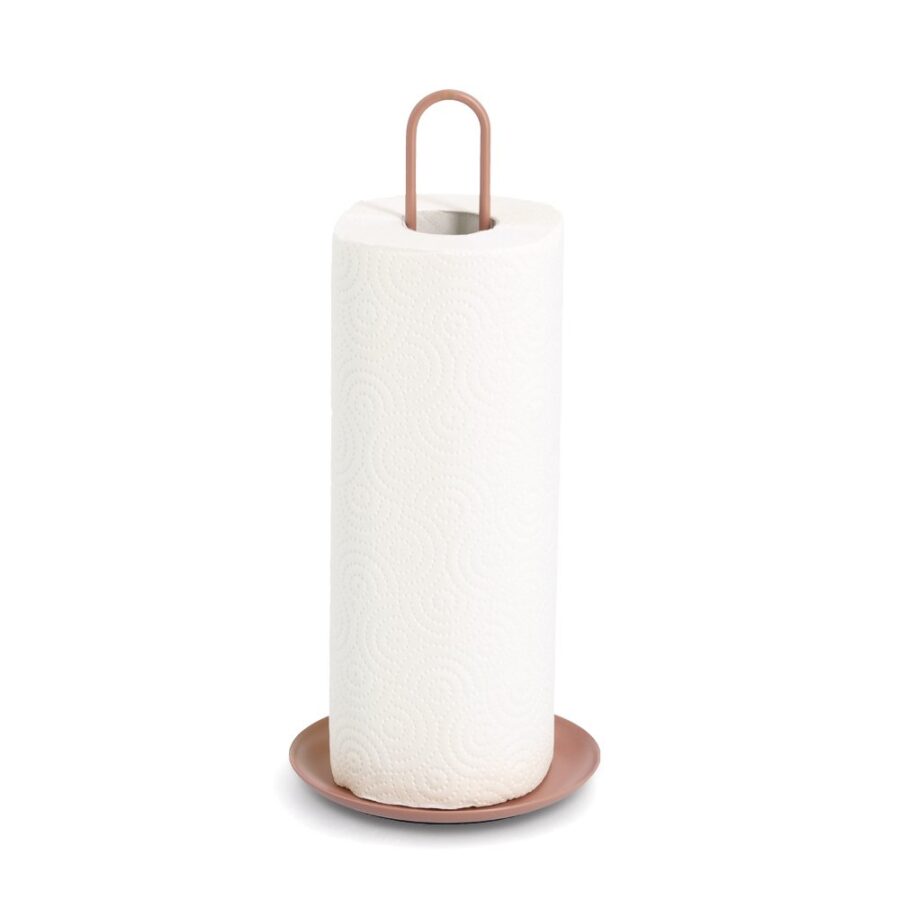 Küchenrollenhalter, Metall, mocca – Ansicht 2