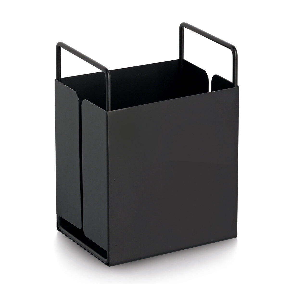 Utensilienhalter, Metall, schwarz