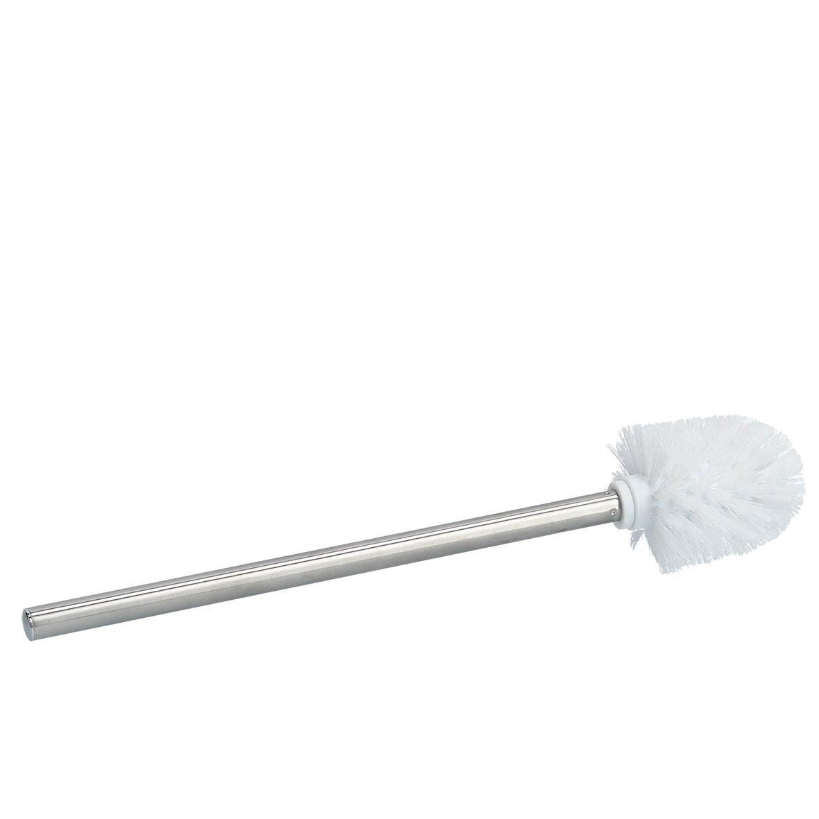 Ersatz-WC-Bürste, Edelstahl, weiß