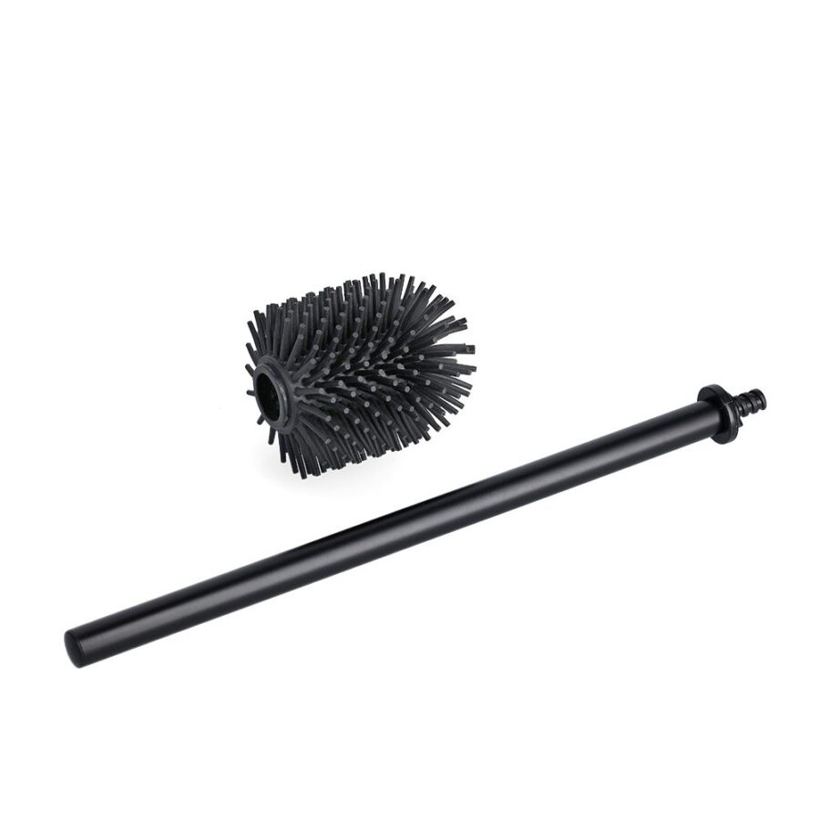 WC-Ersatzbürste, TPR/Edelstahl, schwarz – Ansicht 2