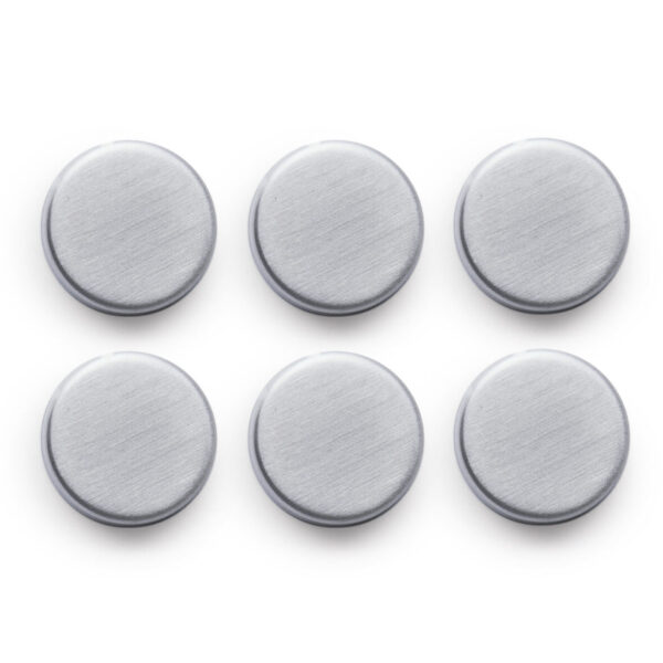 Magnet-Set, 6-tlg., Edelstahl