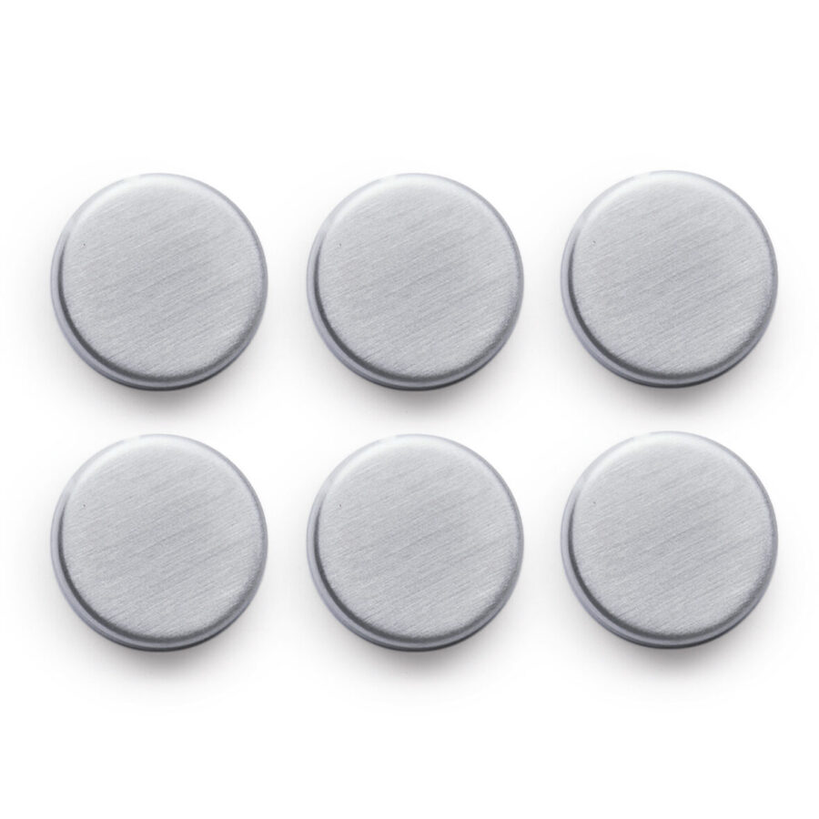 Magnet-Set, 6-tlg., Edelstahl