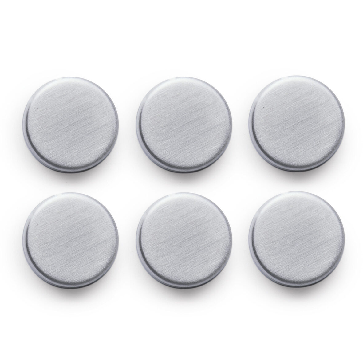 Magnet-Set, 6-tlg., Edelstahl