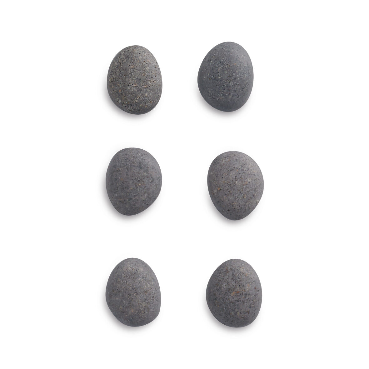 Magnet-Set "Stone", 6-tlg., Polyresin