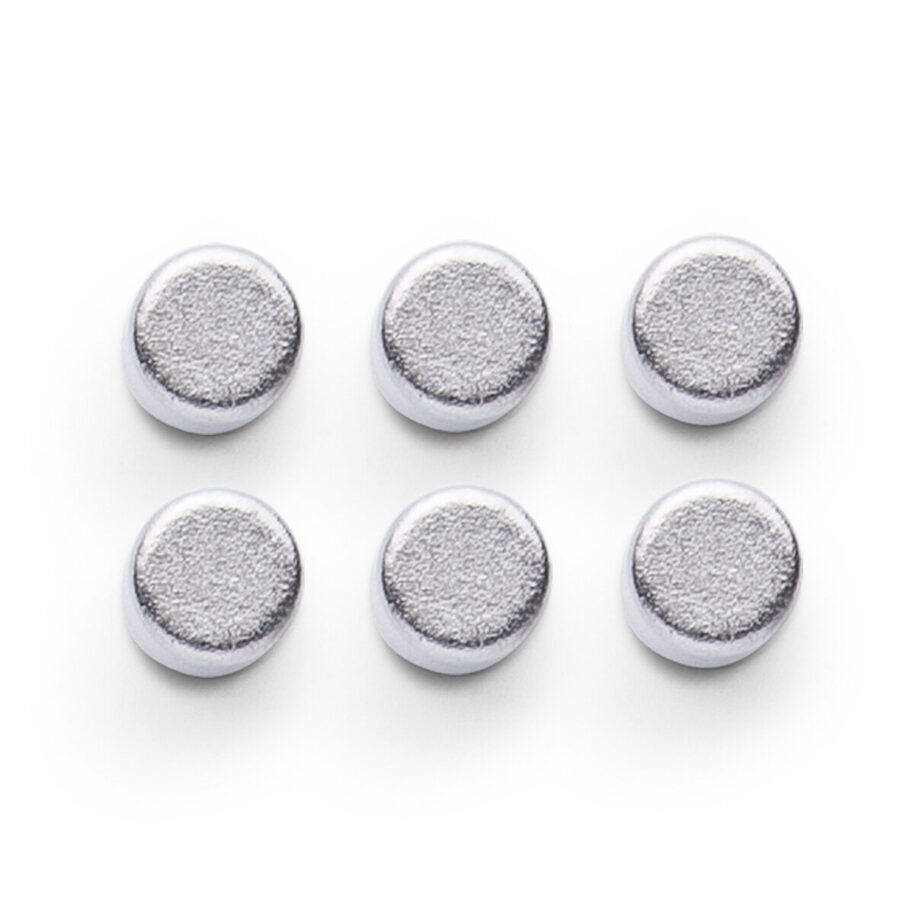Magnet-Set, 6-tlg., extra stark, Edelstahl