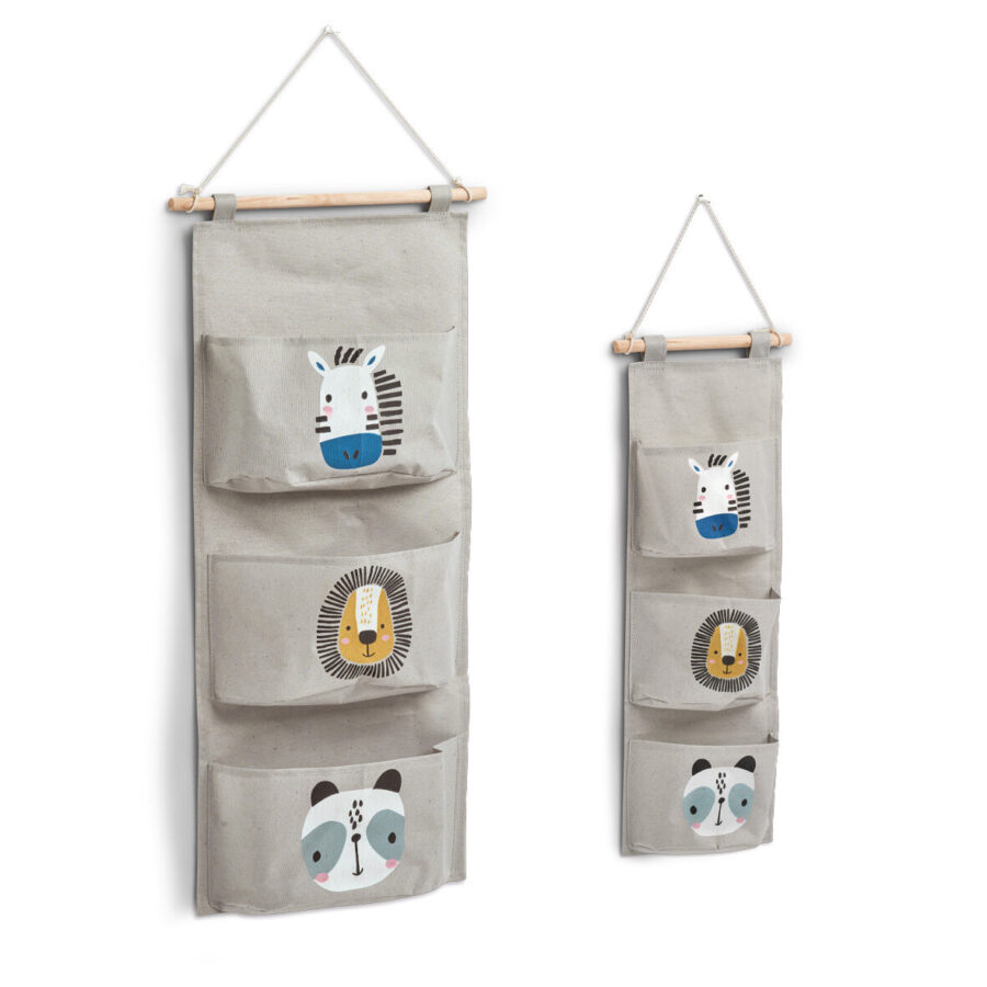 Hänge-Aufbewahrung "Animals", Baumwolle/Polyester – Ansicht 4