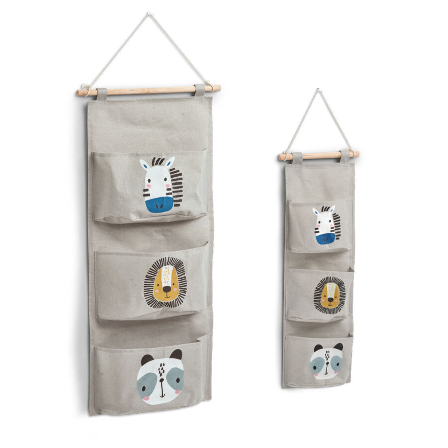 Hänge-Aufbewahrung "Animals", Baumwolle/Polyester – Ansicht 4