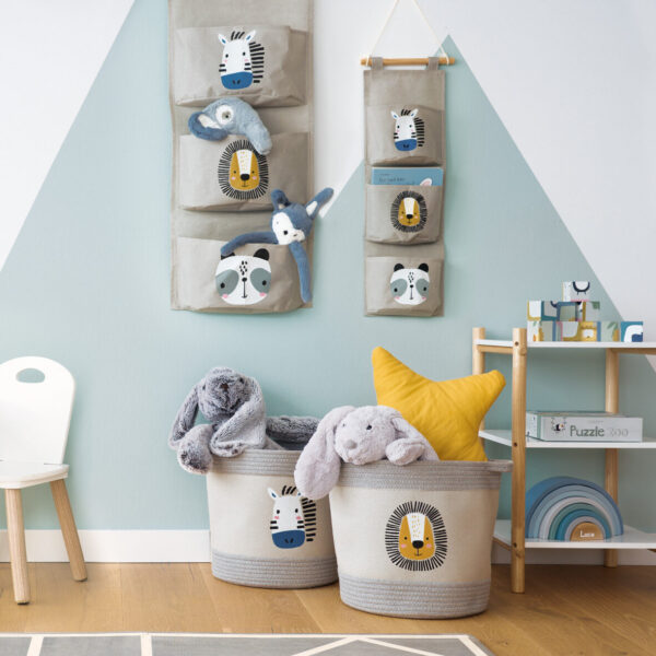 Hänge-Aufbewahrung "Animals", Baumwolle/Polyester – Lifestyle 1