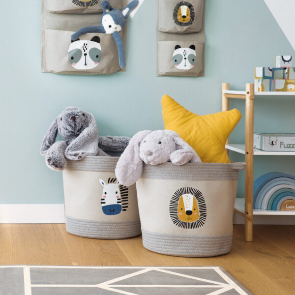 Aufbewahrungskorb "Zebra", Baumwolle/Polyester – Lifestyle 1