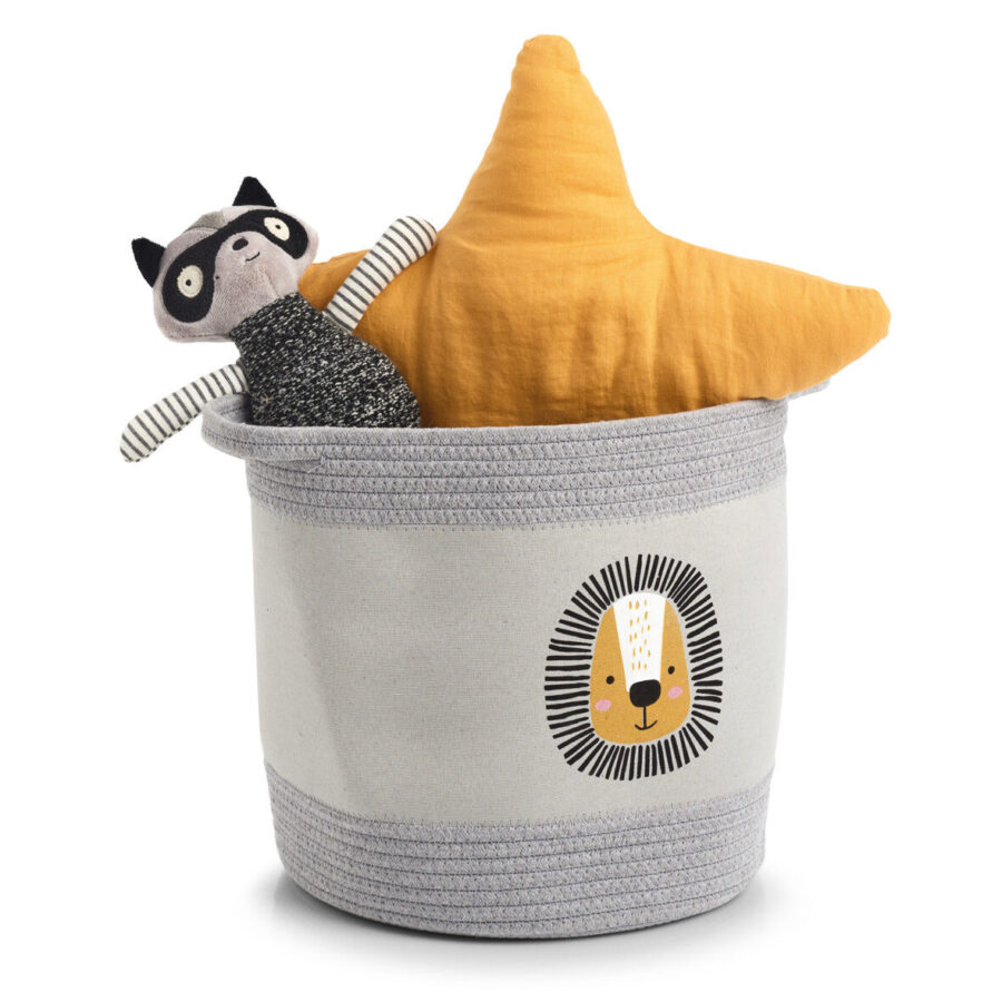 Aufbewahrungskorb "Löwe", Baumwolle/Polyester – Ansicht 2