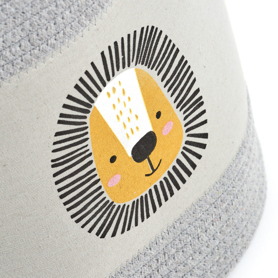 Aufbewahrungskorb "Löwe", Baumwolle/Polyester – Ansicht 3