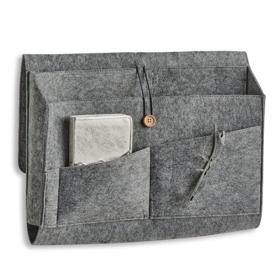 Couch-Organizer, Filz, grau – Ansicht 2