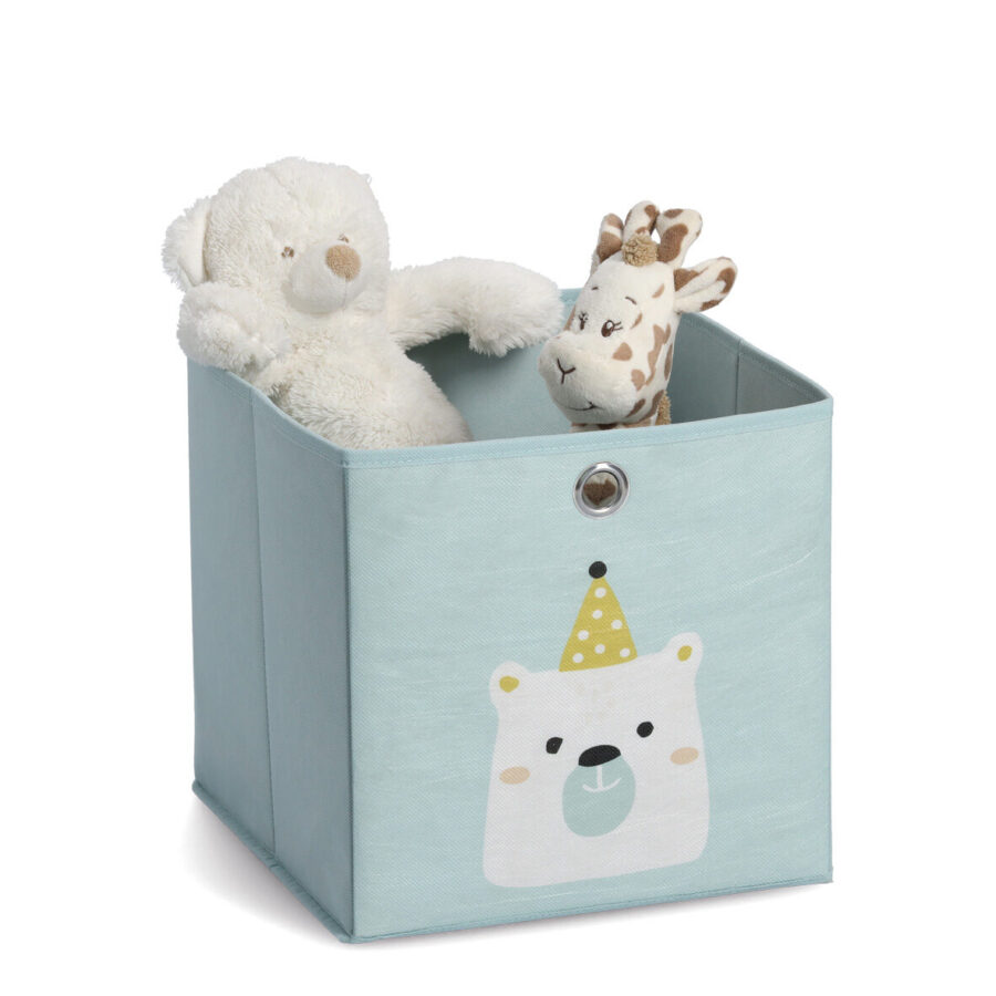 Aufbewahrungsbox "Icebear", Vlies, mint – Ansicht 2