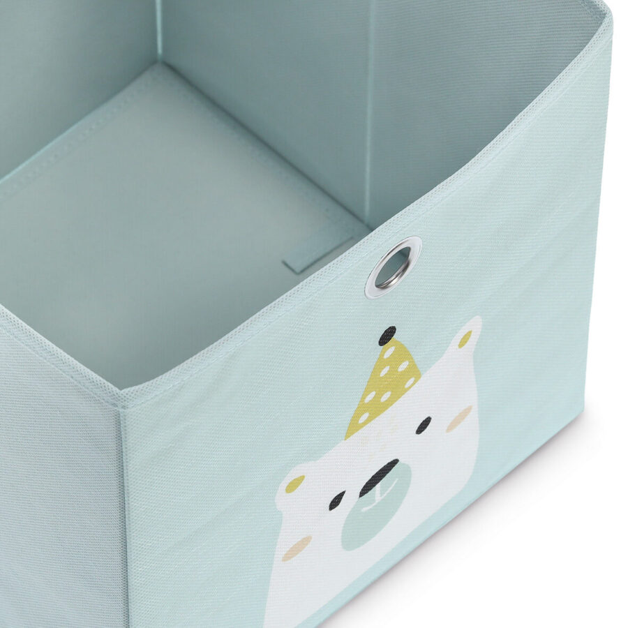 Aufbewahrungsbox "Icebear", Vlies, mint – Ansicht 4