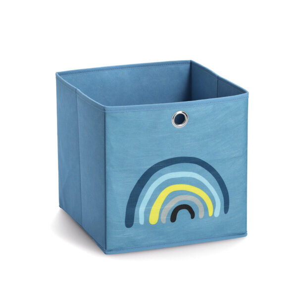 Aufbewahrungsbox "Blue Rainbow", Vlies, blau