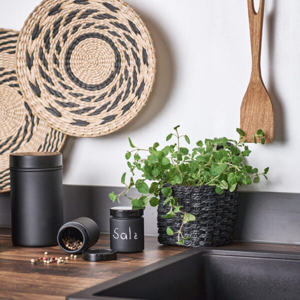 Aufbewahrungskorb-Set, 2-tlg., Papiergeflecht, – Lifestyle 1