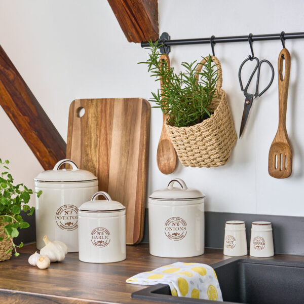 Aufbewahrungskorb-Set, 2-tlg., Papiergeflecht, – Lifestyle 1