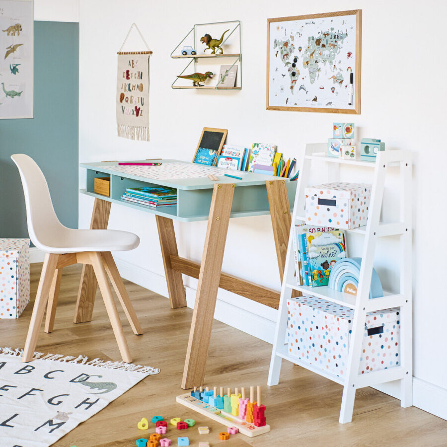 Aufbewahrungsbox "Dots", recycelter Karton – Lifestyle 3