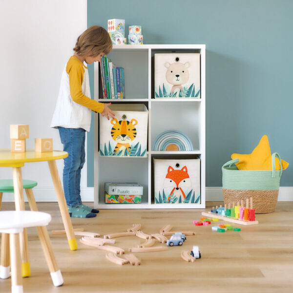 Aufbewahrungsbox "Fuchs", Vlies, beige – Lifestyle 1