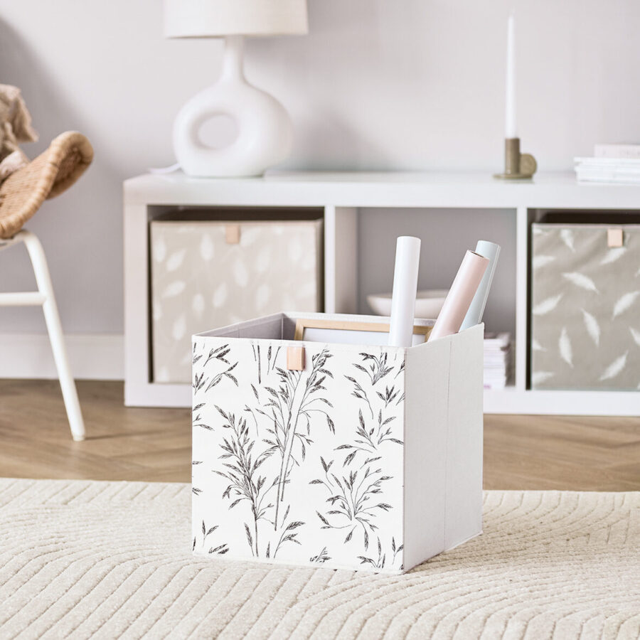 Aufbewahrungsbox "Grass", Vlies – Lifestyle 1
