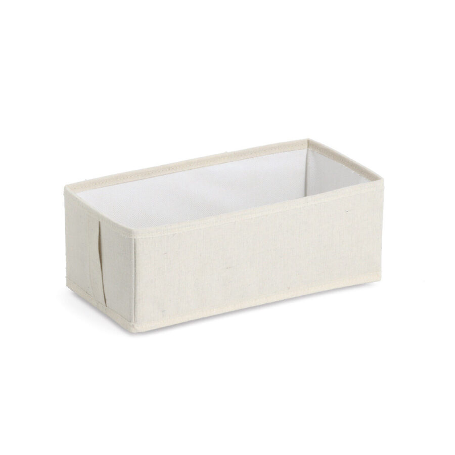 Aufbewahrungsbox, Polyester/Vlies, beige