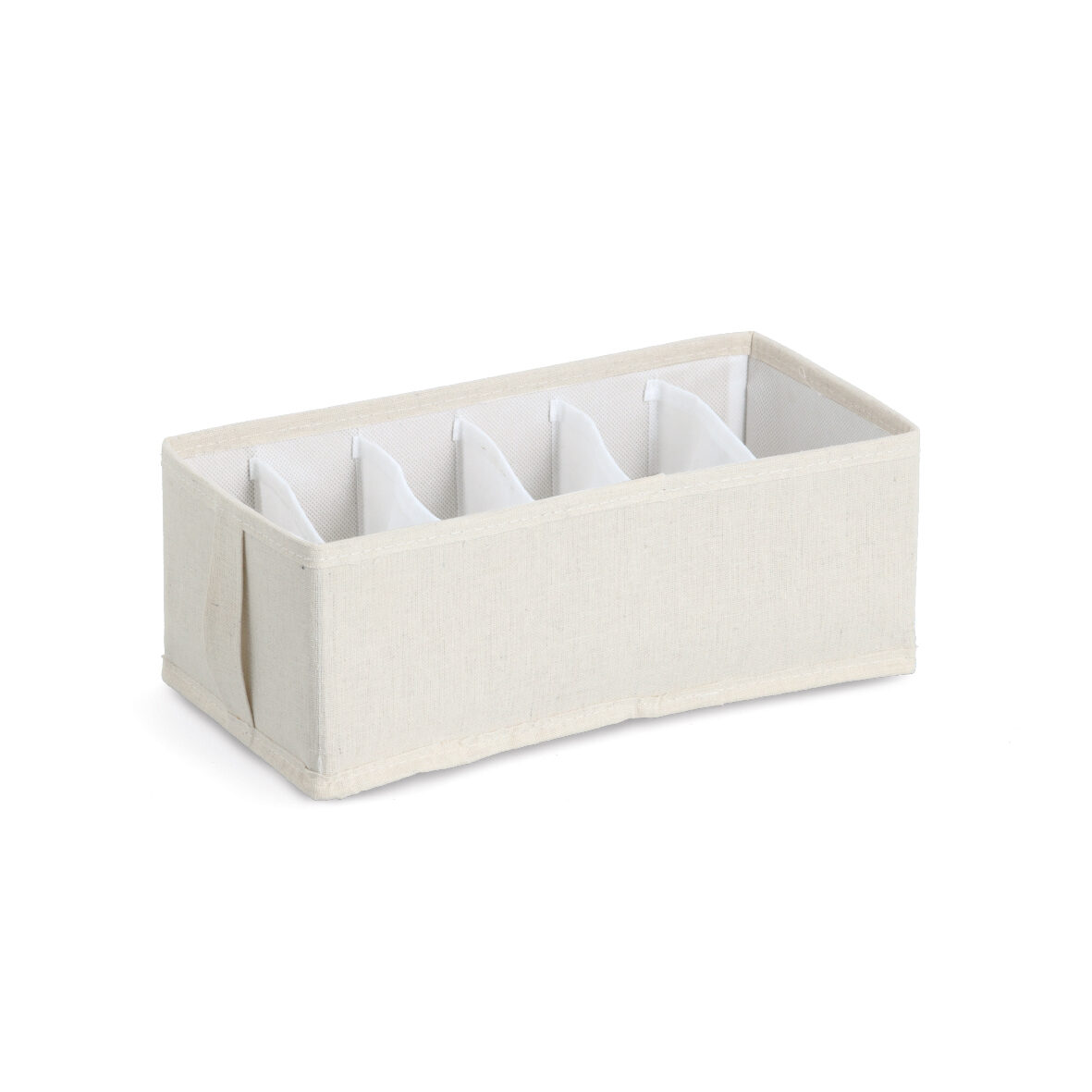 Aufbewahrungsbox mit 6 Fächern, Polyester/Vlies,