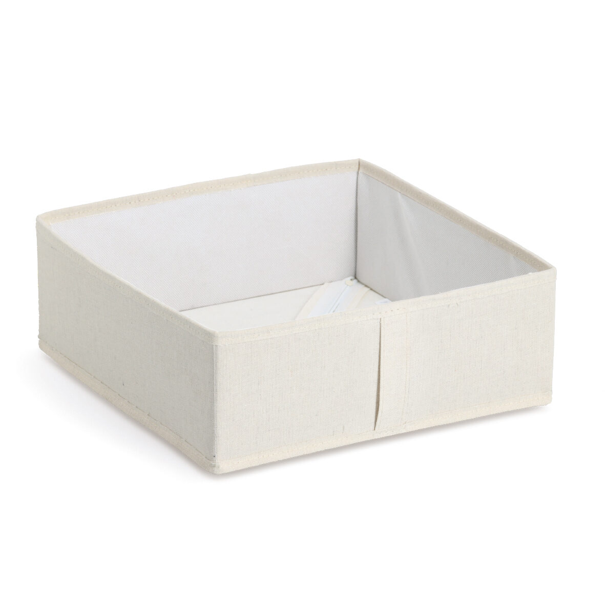 Aufbewahrungsbox, Polyester/Vlies, beige