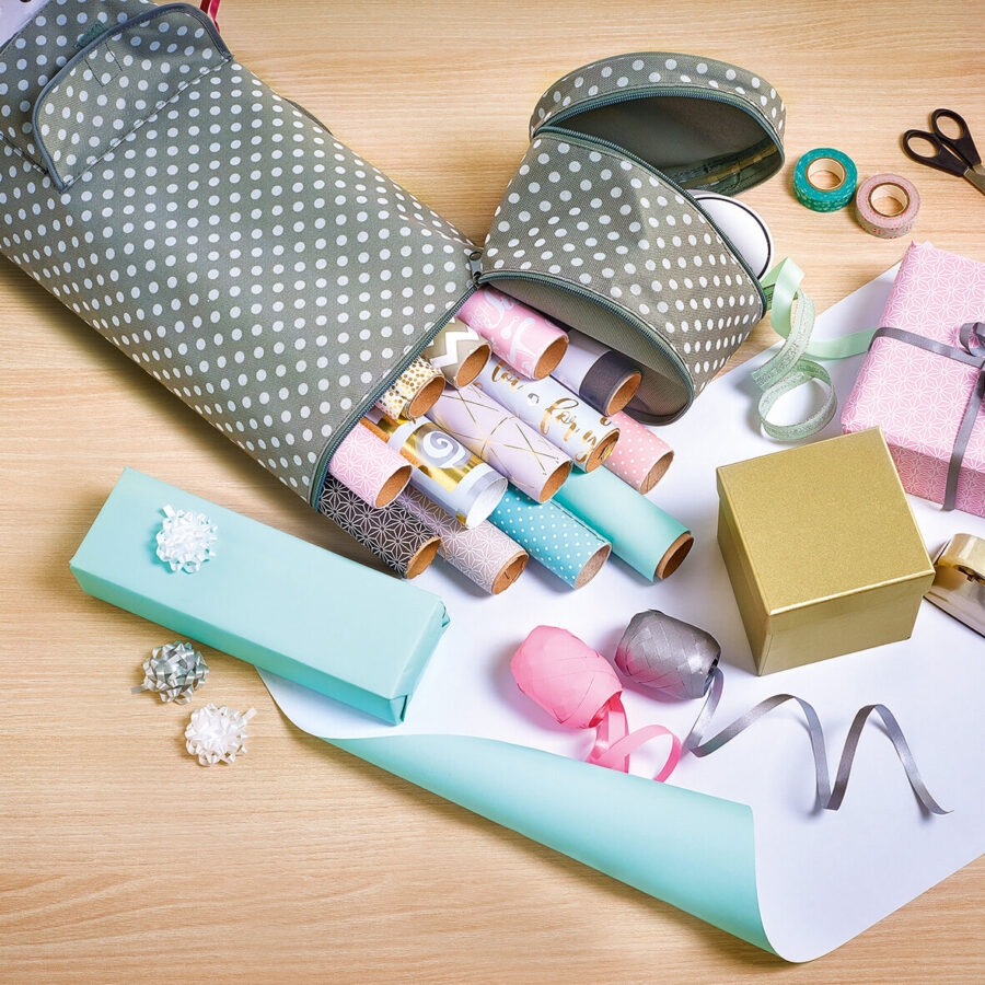 Geschenkpapier-Organizer, Polyester – Lifestyle 1