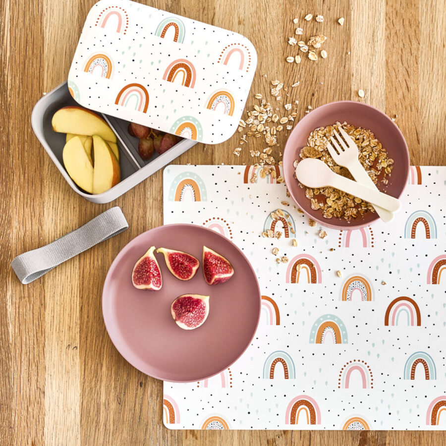 Lunch Box "Rainbow", Kunststoff – Lifestyle 1