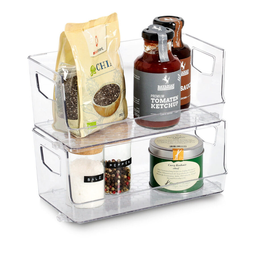 Aufbewahrungsboxen-Set, 2-tlg., Kunststoff – Ansicht 3
