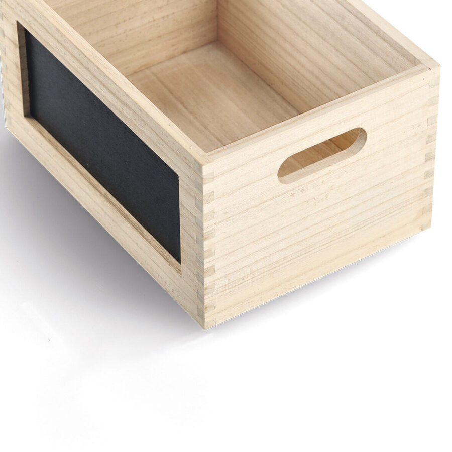 Allzweckkiste m. Tafel, Holz – Ansicht 4