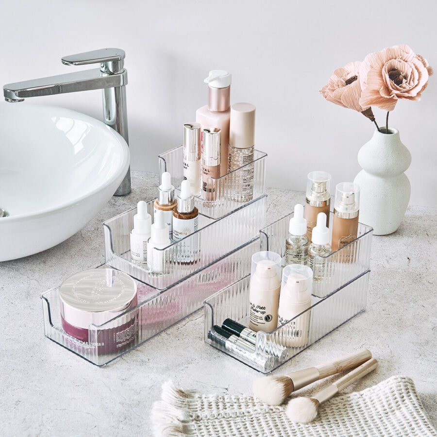 Utensilien-Organizer-Set, 3-tlg., Kunststoff – Lifestyle 1