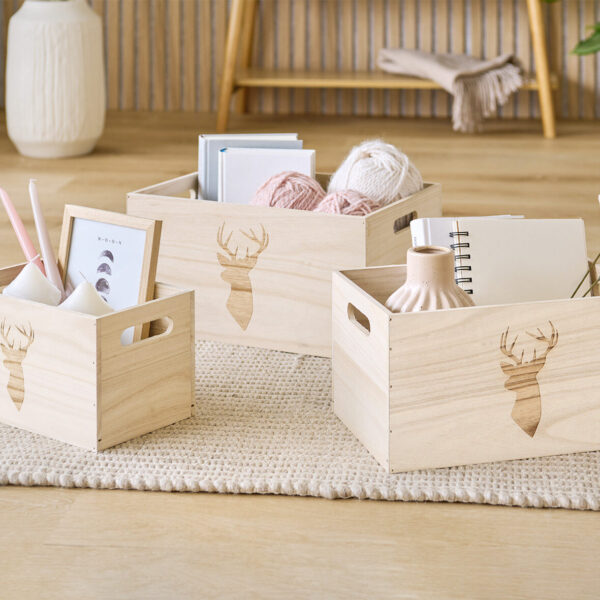 Aufbewahrungskiste "Hirsch", Holz โ Lifestyle 1