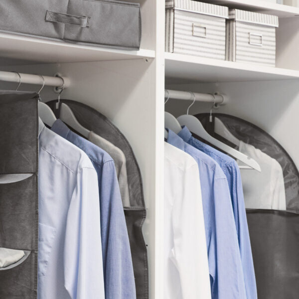 Kleiderbügel-Set, 4-tlg., Holz, weiß – Lifestyle 1