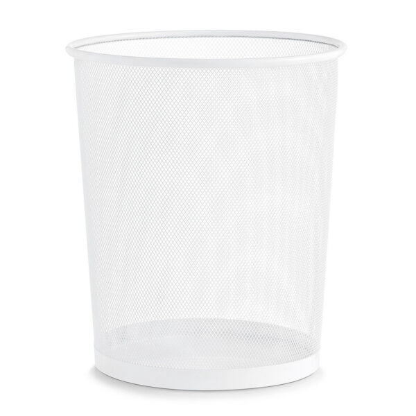 Papierkorb, Mesh, weiß
