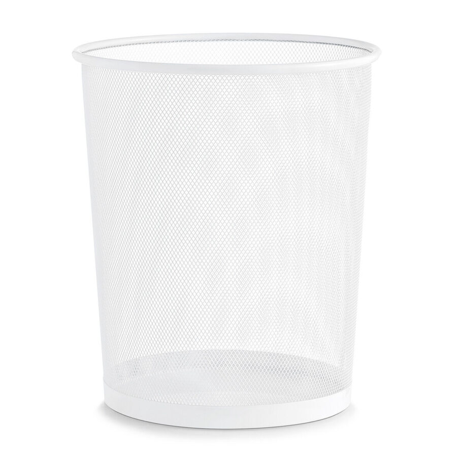 Papierkorb, Mesh, weiß