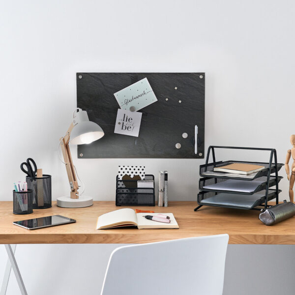 Dokumentenablage, Mesh, anthrazit – Lifestyle 1