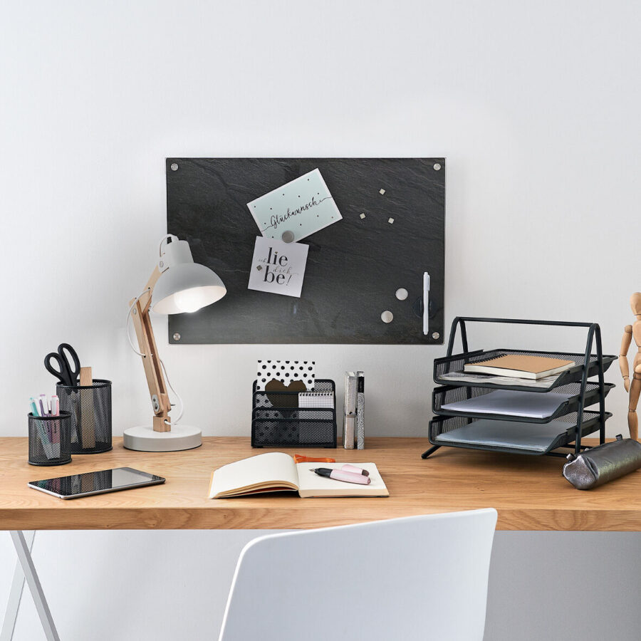 Dokumentenablage, Mesh, anthrazit – Lifestyle 1