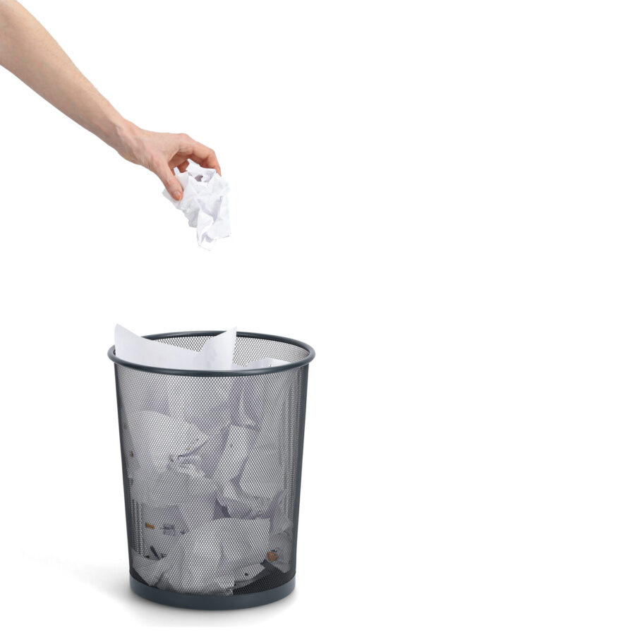 Papierkorb, Mesh, anthrazit – Ansicht 2