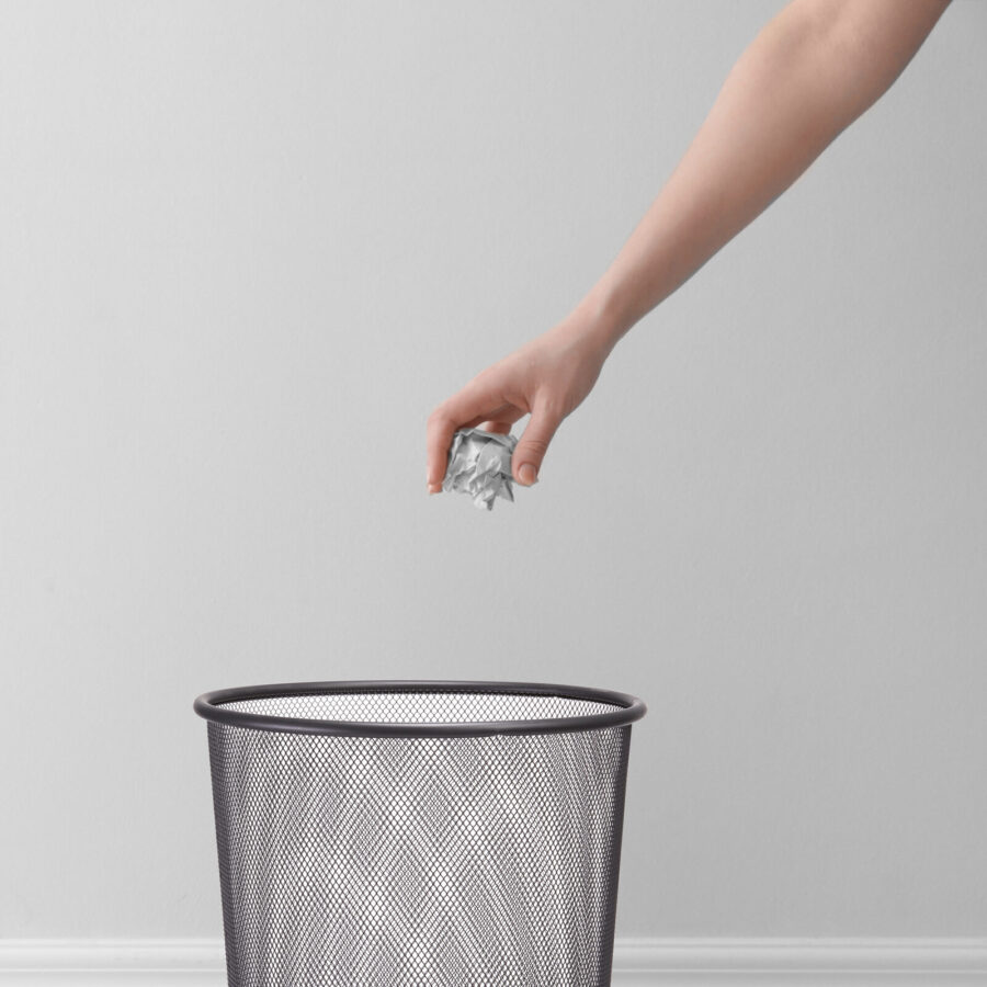 Papierkorb, Mesh, anthrazit – Ansicht 3