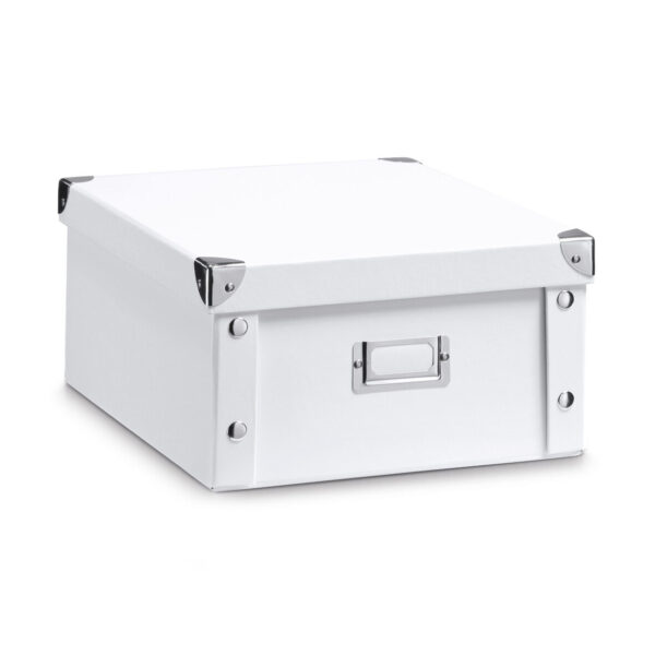 Aufbewahrungsbox, Pappe, weiß
