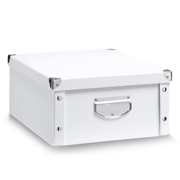 Aufbewahrungsbox, Pappe, weiß