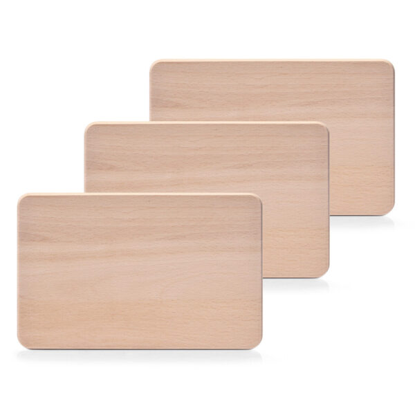 Vesperbrettchen-Set, 3-tlg., Buche