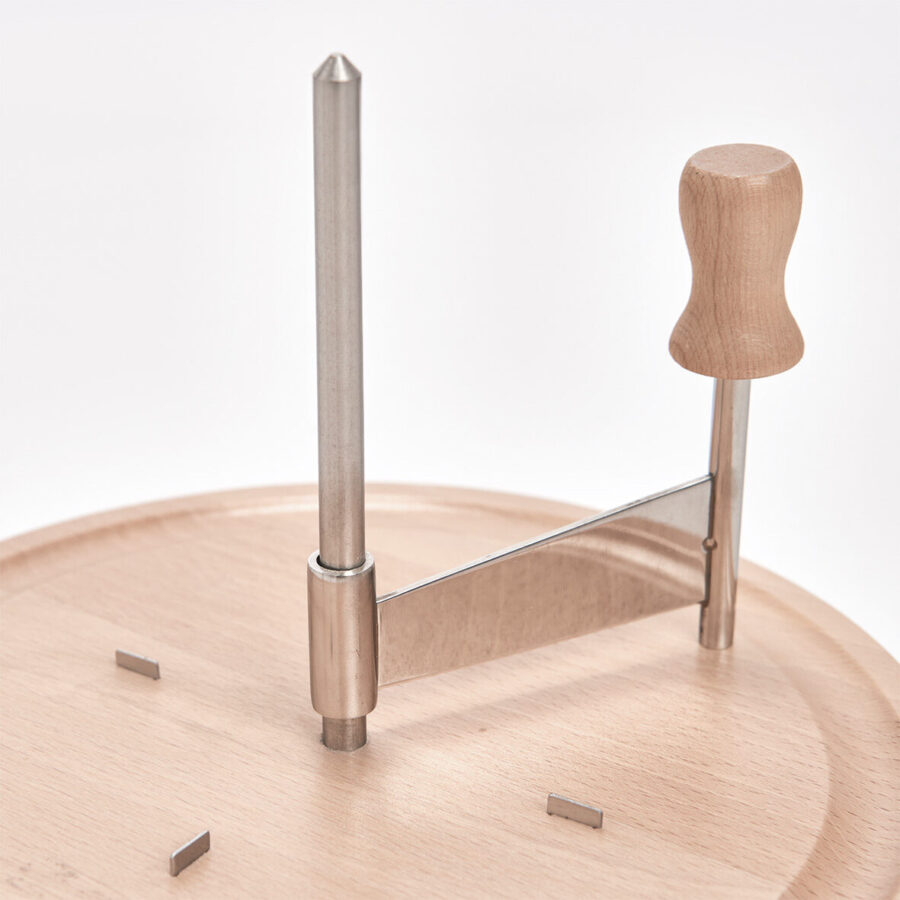 Käseschneide-Set, Buche/Edelstahl – Ansicht 4