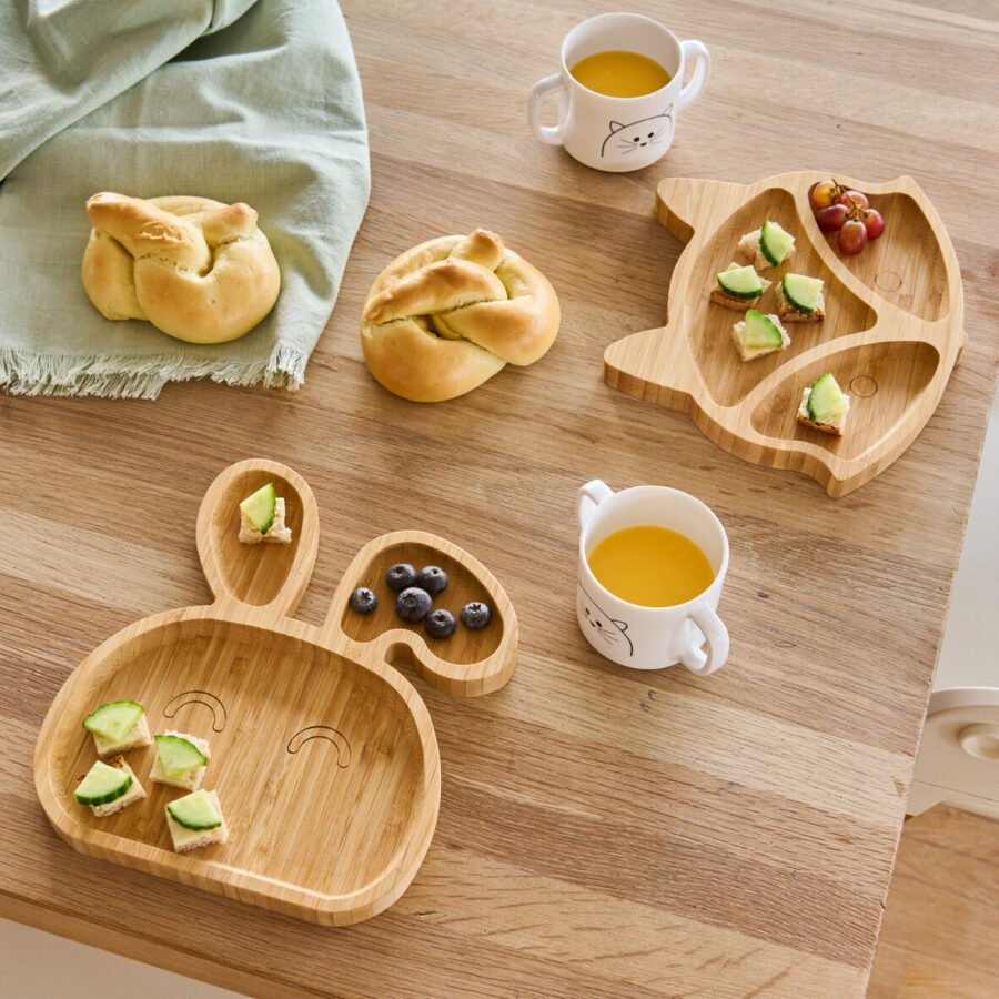 Snackteller "Fuchs", Bambus – Lifestyle 2